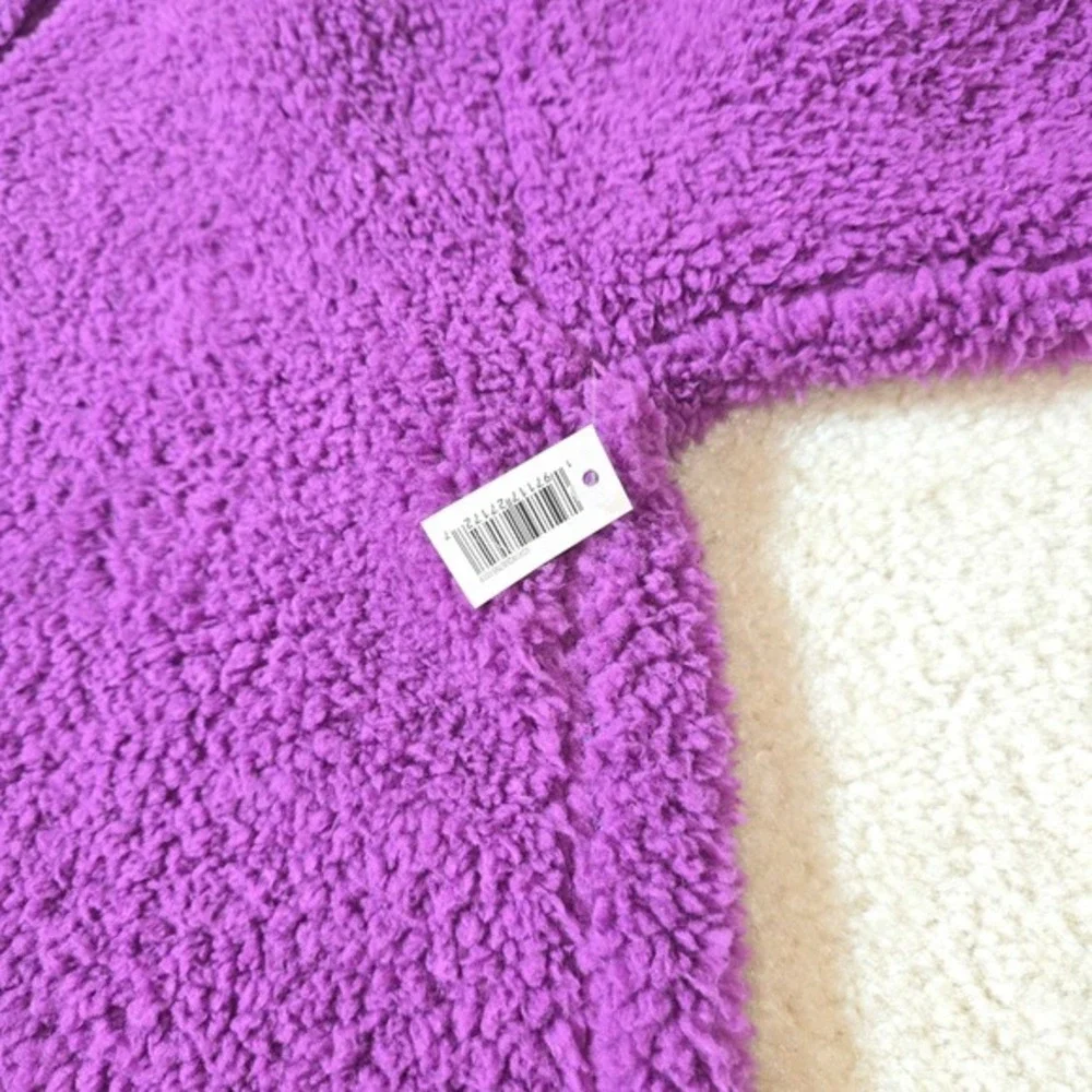 Disney Winnie the Pooh Plush Sleepwear Top Purple‎ Size S NWT - Picture 7 of 7